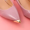 6 Pcs Crease Toe Protector Shoes Pointed Protectors Insoles Metal Women's Boot Heels 3