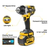 1800N.M Torque Brushless Electric Impact Wrench 1/2 Inch Cordless Socket Wrench Compatible With Makita 18V Battery Power Tools 4