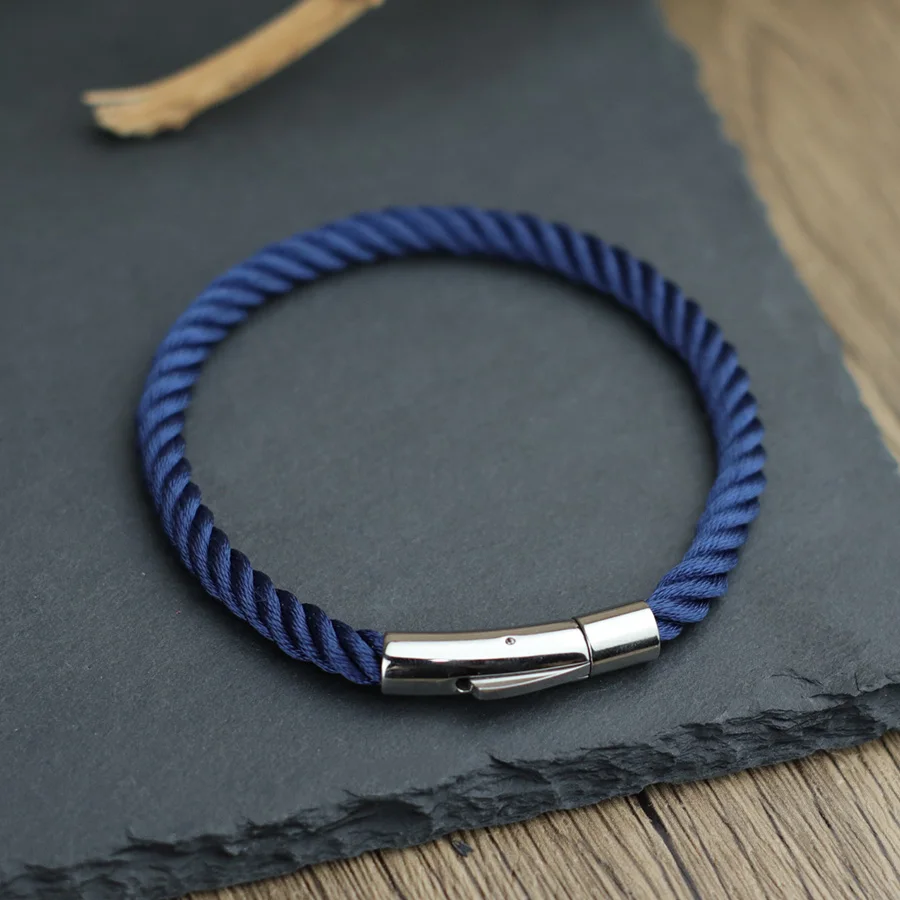 Stainless Steel Paracord Bracelet for Men