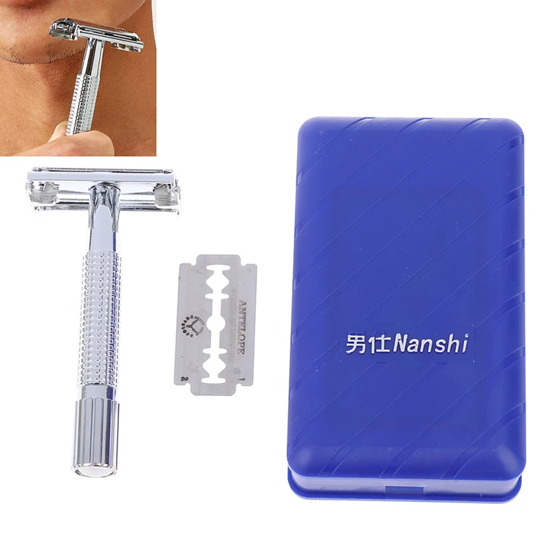 Stainless Steel Classic Razor Handle for Men