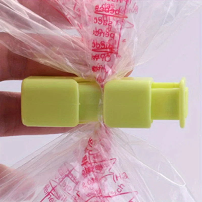 4/20 Stück Wiederverwendbare Lebensmittel-Verschlussklammern Frischhalteclips Plastiktüten-Verschlussklemmen für Snacks und Brot Küchen-Gadgets – Detail 7
