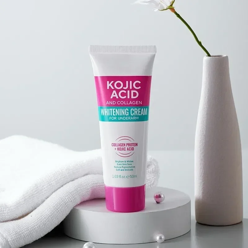Collagen Underarm Cream Lightening Melanin Moisturizing Kojic Acid Cream Fade Dull Hand Body Elbows Fast Smooth Nourish Lotion 6
