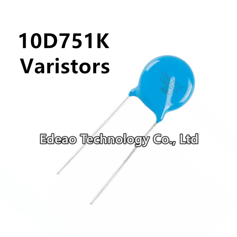

20 шт./партия Варисторы 10D751K 10D-751K 751KD10 750 В Диаметр: 10 мм
