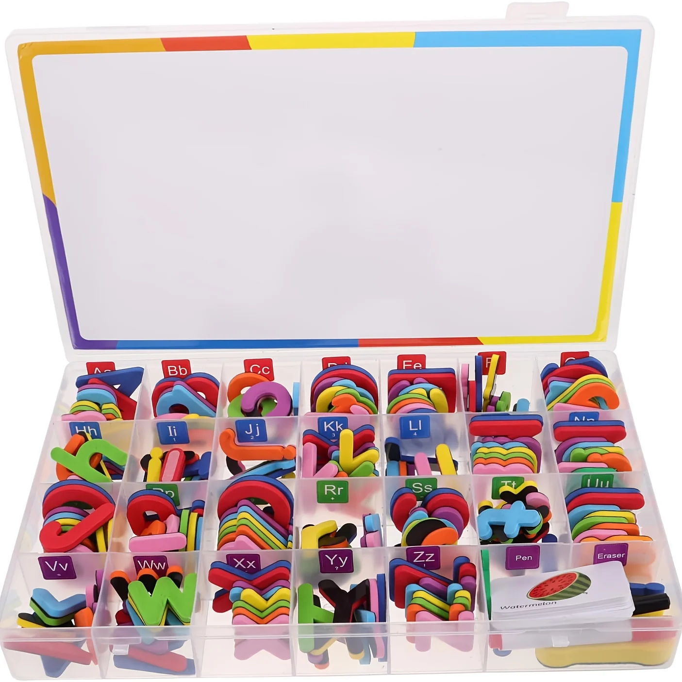 208pcs Magnetic Spelling Set Teaching Tool, Helpful for Teaching and Intellectual Development, Language Learning Teaching Aids - 6