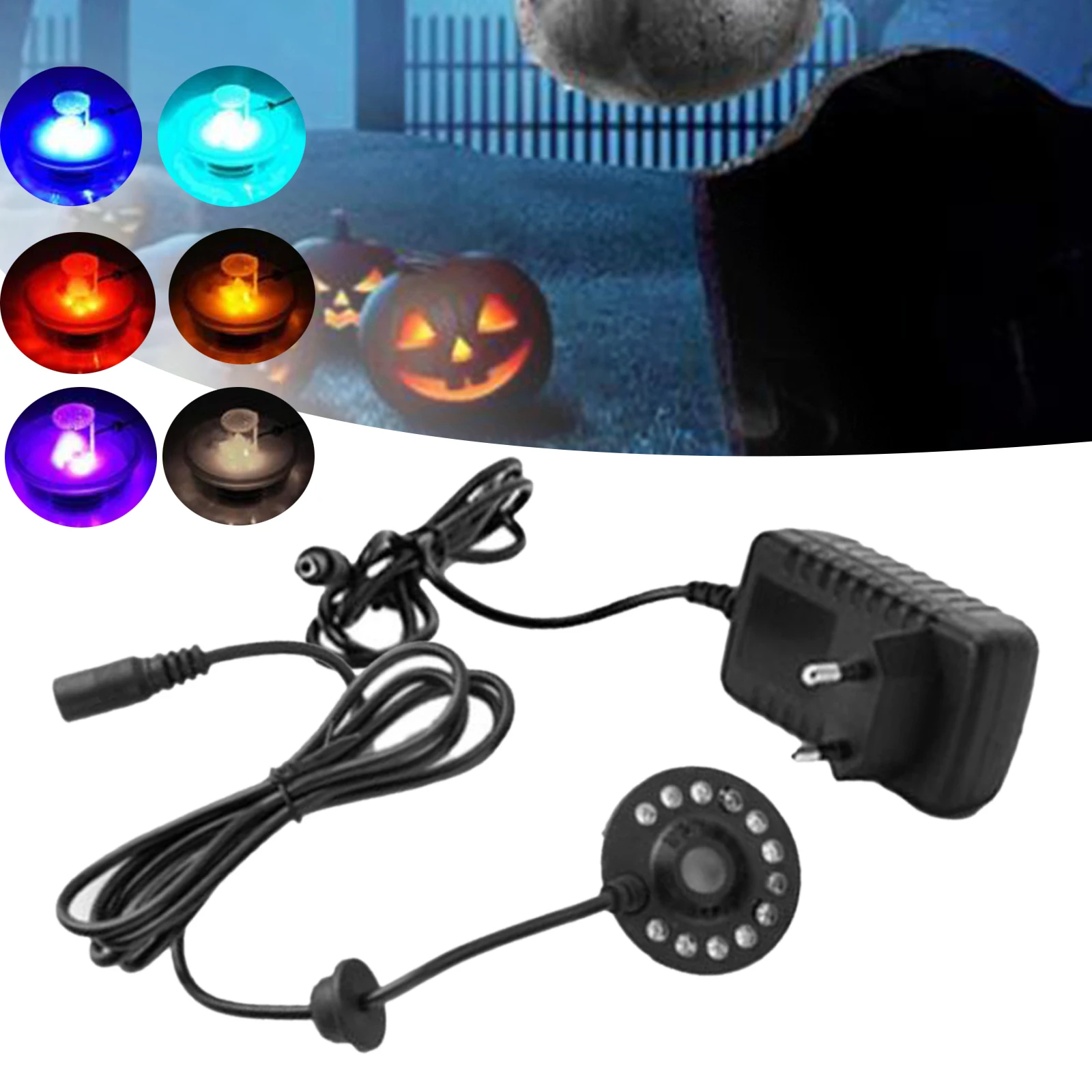 Ultrasonic Mist Maker Fogger Halloween Mist Maker for Water Fountain