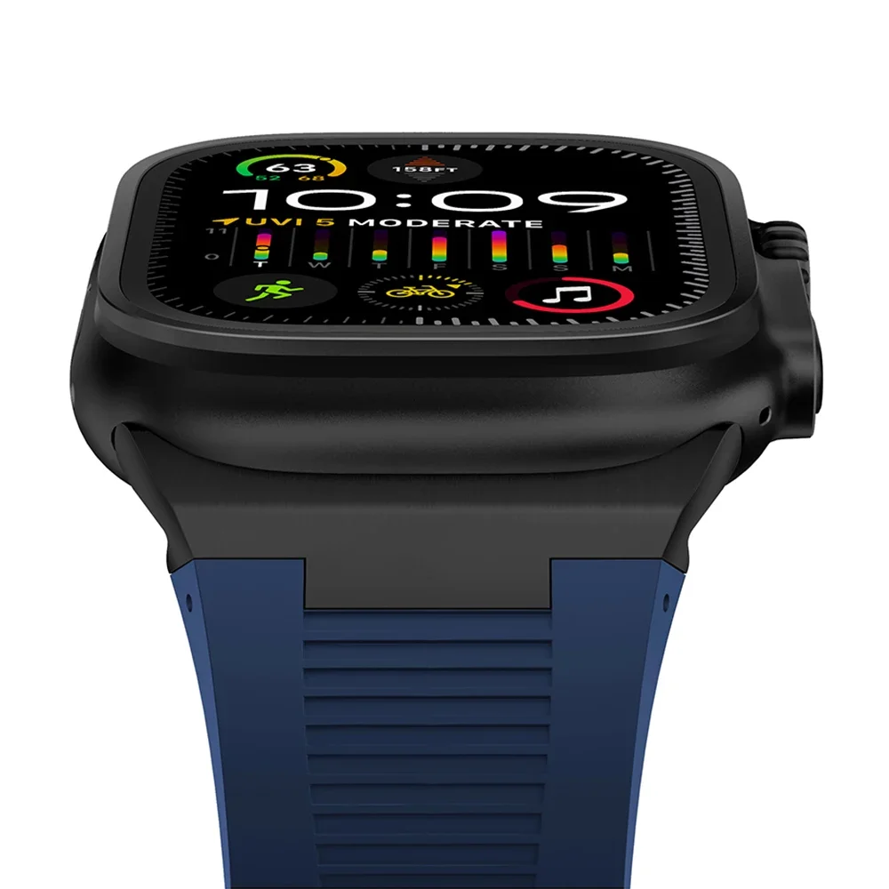 Premium Soft Silicone Watch Strap - Durable Rubber Band for Enhanced Comfort and Style