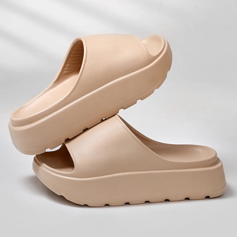 

Rimocy Women's Chunky Platform Slippers 2024 Summer Non-Slip Thick Bottom Sandals Women Comfortable Soft Sole Beach Flip Flops