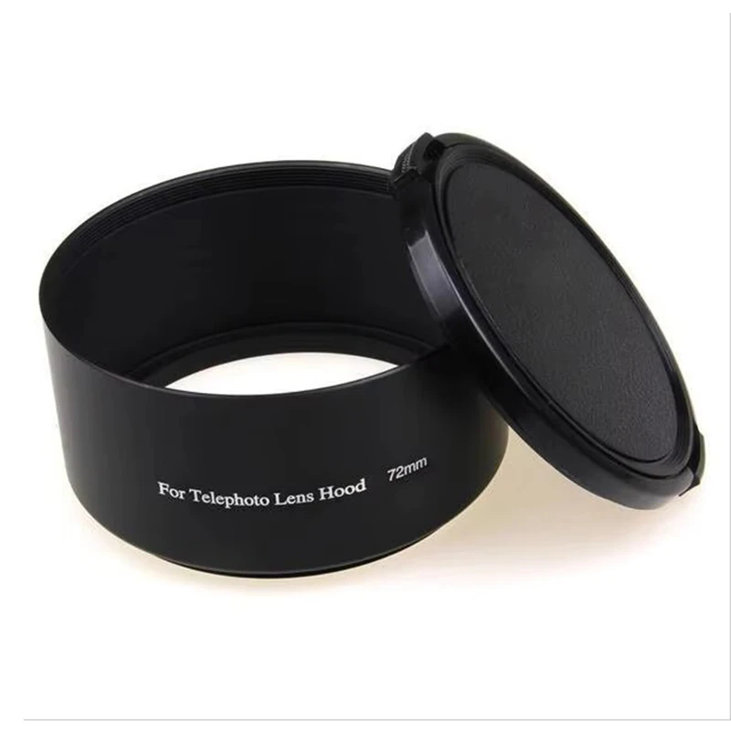 Universal Telephoto Metal Lens Hood with Free Lens Cap