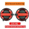 New 1PCS 2PCS Vacuum Suction Cup 8 Inch 200kg Carrying Capacity Heavy Strong Suction Puller for Tile Glass Floor Lifting Tools