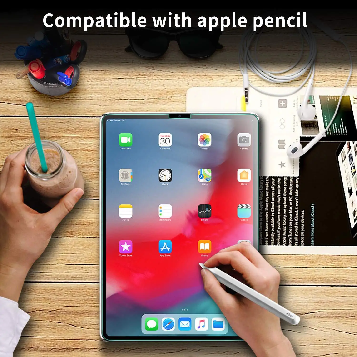 Tempered Glass Screen Protector For iPad ipad pro 2021 Tablet Protective Film For iPad 10.2 9 8 7 for Air 4 5 2022 Mini 6 2021 4