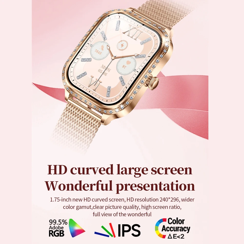 2025 New For Huawei FIT 3 Smart Watch Ladies HD Screen Heart Rate Sports Fitness IP68 Waterproof BT Call Smartwatch Ladies Gift