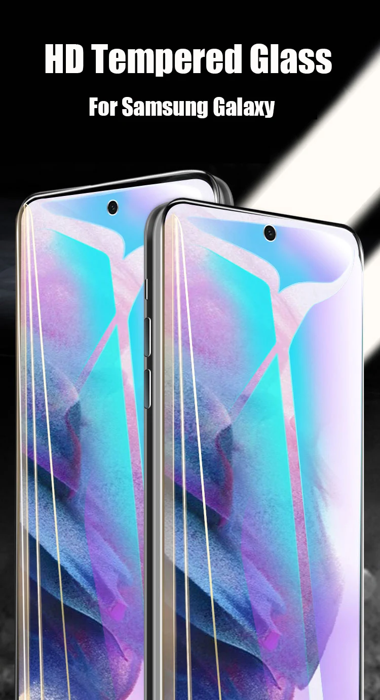 3 Stück Schutz glas für Samsung Galaxy A54 A14 A34 A24 A04 A55 A35 A25 A15 A05s Displays chutz folie für Samsung S22 S23 S24 Plus – Detail 1