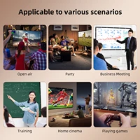 Salange Projector Screen 100 inch 120 inch 150 Portable Foldable for Home Theater Outdoor Indoor Double Side projection screens - Image 6