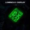 FOXBOX Military Camouflage Men Watch Sports Waterproof Digital Wristwatch LED Luminous Date Week Navy Blue Silicone Man Watches 5