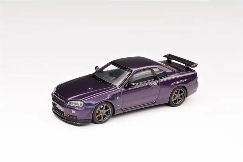 Motorhelix 1:64 SKYLINE GT-R R34 V Spec II Diecast Model Car