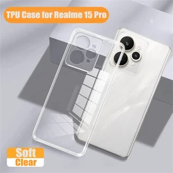 Ultra Thin Transparent TPU Phone Case - Soft Back Protective Cover for Realme 14 Pro Lite (Clear)