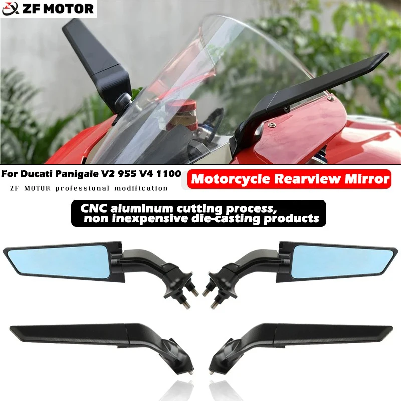 Motorcycle Rearview Mirror For Ducati Panigale V2 955 V4 1100 Stealth