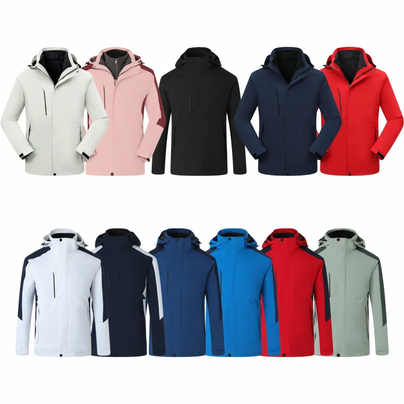Outdoor Windproof Waterproof Warm Jacket Custom Logo Company Team Casual Hoodie Print Design High Quality Sweatshirt Embroidery 3