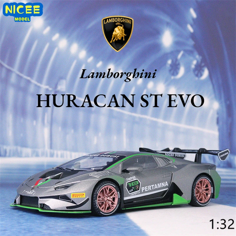1:32 Lamborghini Huracan St Evo Sports Car Alloy Car Model Diecast Toy Vehicles Car Model Collection A240