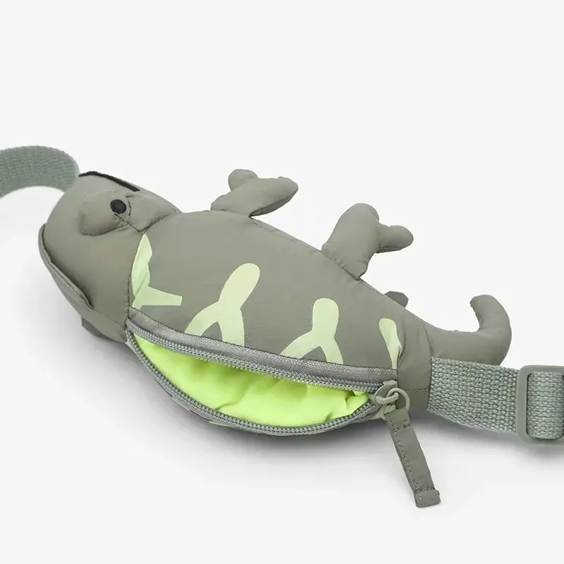 Cartoon Lizard CrossBody Bag For Toddler Chameleon Animal Waist Bag Boy Girls Creative Messenger Bag Shoulder Bag Wholesale 4