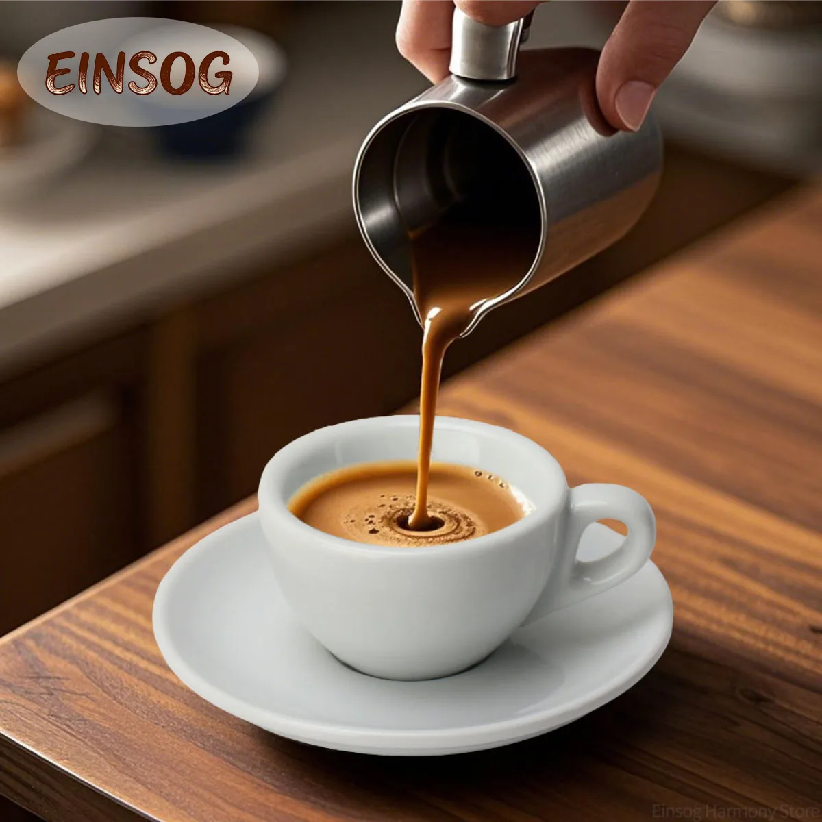 طقم اسبريسو سيراميك أبيض