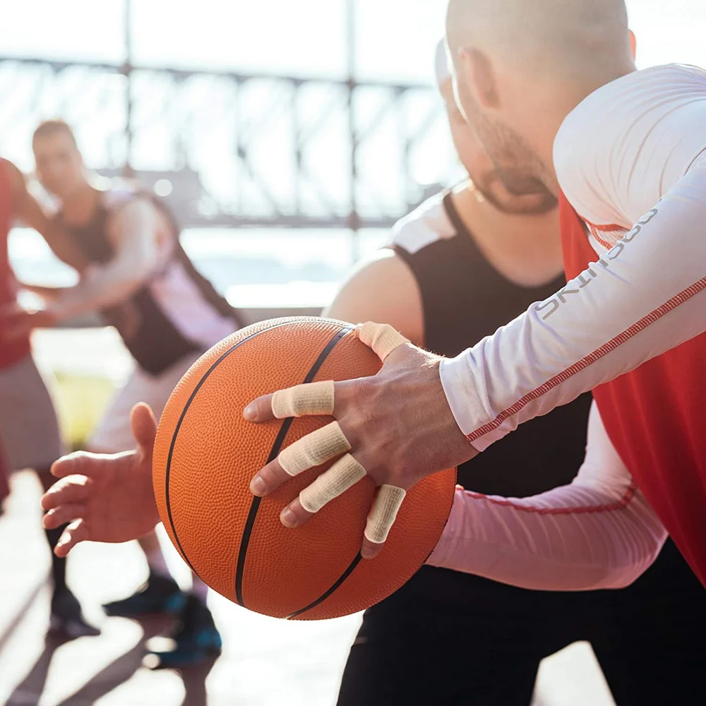 10 Stück Finger kompression hülsen unterstützen Fingers chien hülsens chutz Daumens tützen stabilisatoren für Golfbasketball-Badminton