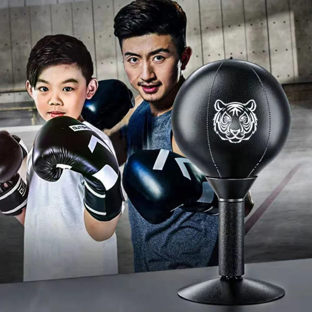 Desktop Punching Bag with Suction Cup Heavy Duty Stress Relief Practice Toys Desk Boxing Punch Ball for Kids Adults Training