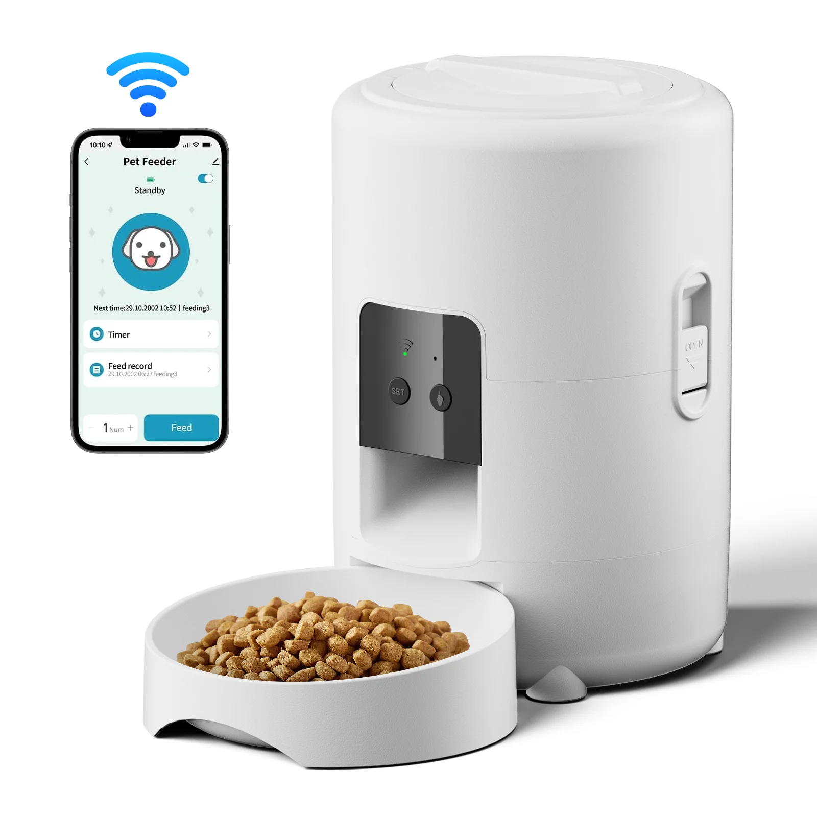 White WiFi feeder