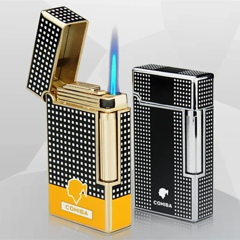 New Cohiba Cohiba Langsheng Lighter in Stock Windproof Inflatable Direct Charge Cigar Igniter Opener Gift Portable Small Tool 2