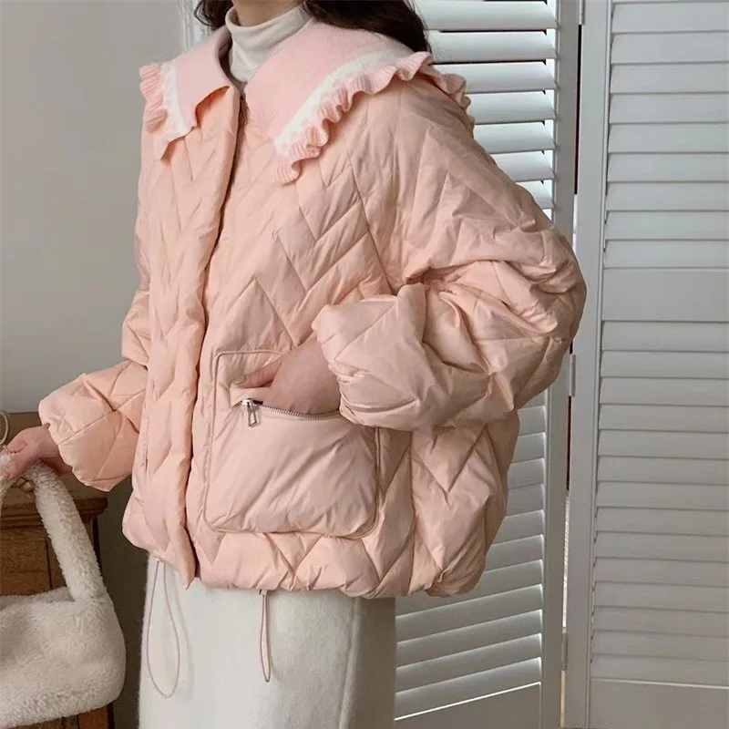 2023 New Women Down Jacket Winter Coat Female Short Parkas Warm Leisure Time Fashion Outwear Given To Philandering  Overcoat