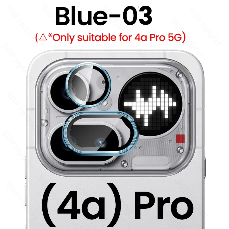 Aluminum Alloy Ring Camera Protector with 9H Glass Lens Cap