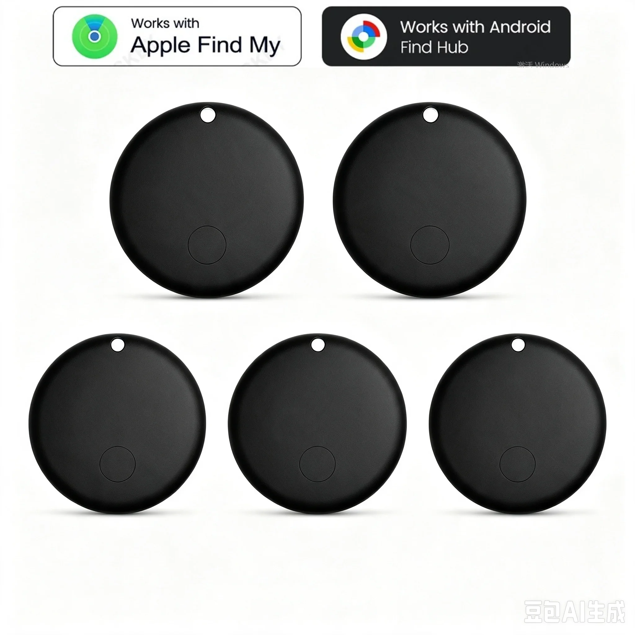 Universal Smart Bluetooth Tracker for Keys, Luggage, and Wallets with Anti-Loss Global Locator Technology