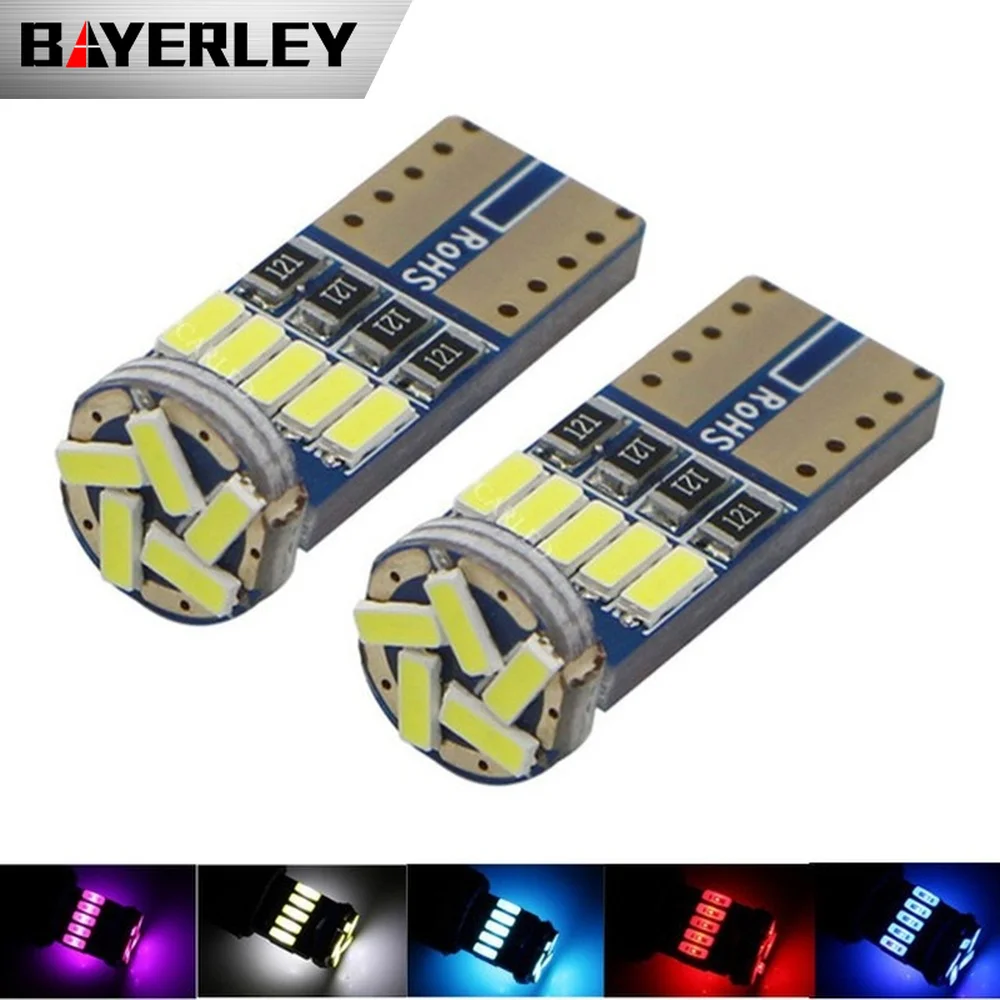 10 шт. широкие лампы для декодирования T10 4014 15smd |