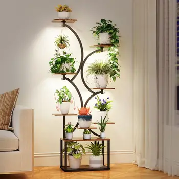 9-Tier S-Shaped Plant Stand 1