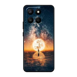 Elegant Black Matte Slim TPU Phone Case - Stylish and Protective Shell for Honor 400 Smart 5G (55)