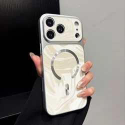 Premium Magnetic Phone Case with Magsafe and Wireless Charging Support - iPhone 15 Plus (White BB)