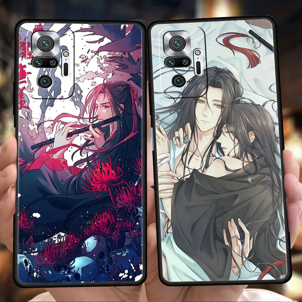 Mo dao zu shi Telefon hülle Abdeckung für redmi 13c 10c Note 13 12 10 11 Pro plus 7 8t k40 k50 Gaming Pro plus 5g Soft shell Capas Taschen