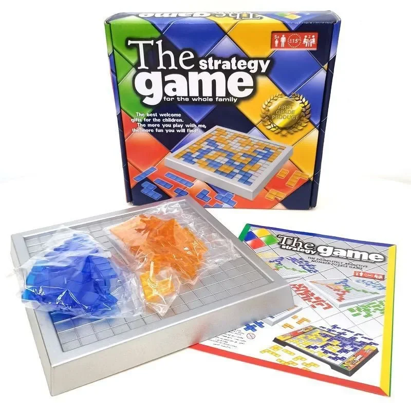Children Strategy Board Game Educational Toys Colored Squares Game Easy To Play For Kids Family Party Indoor Games Puzzle Gift board game board game toy