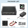 Intel Pentium Gold 8505 Soft Router 6 Lans i226-V 2.5G Fanless Mini PC COM HD DP USB Type-C DDR5 SATA pfSense Firewall Appliance 6