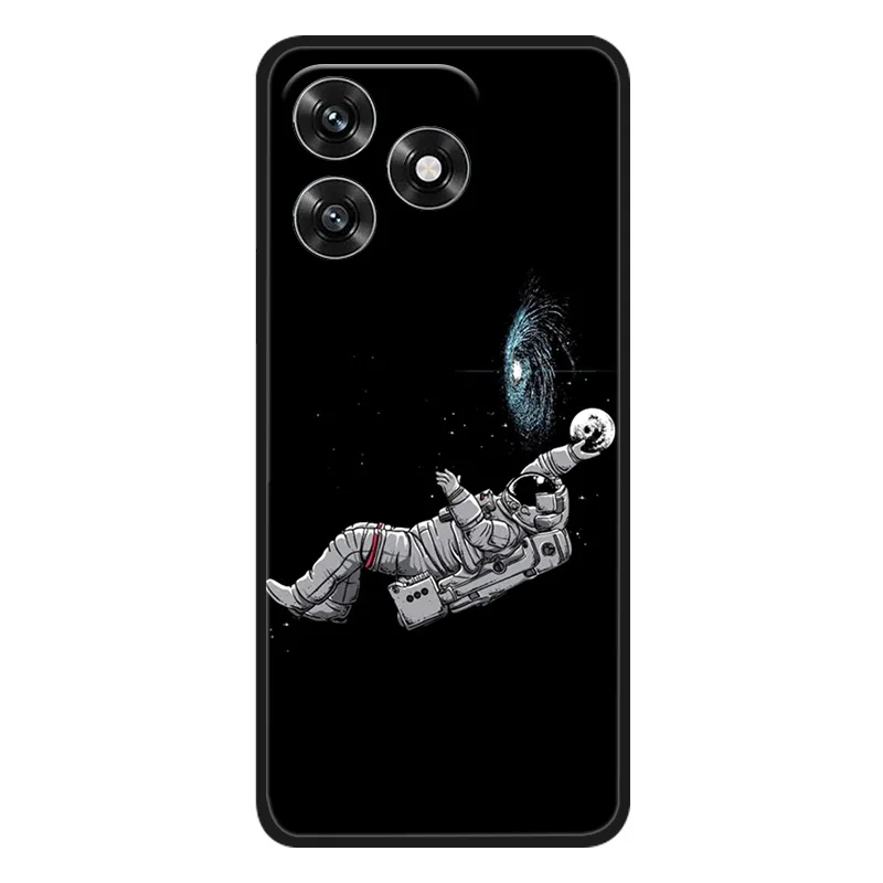 Premium Silicone Soft TPU Back Cover with Camera Protection Bumper