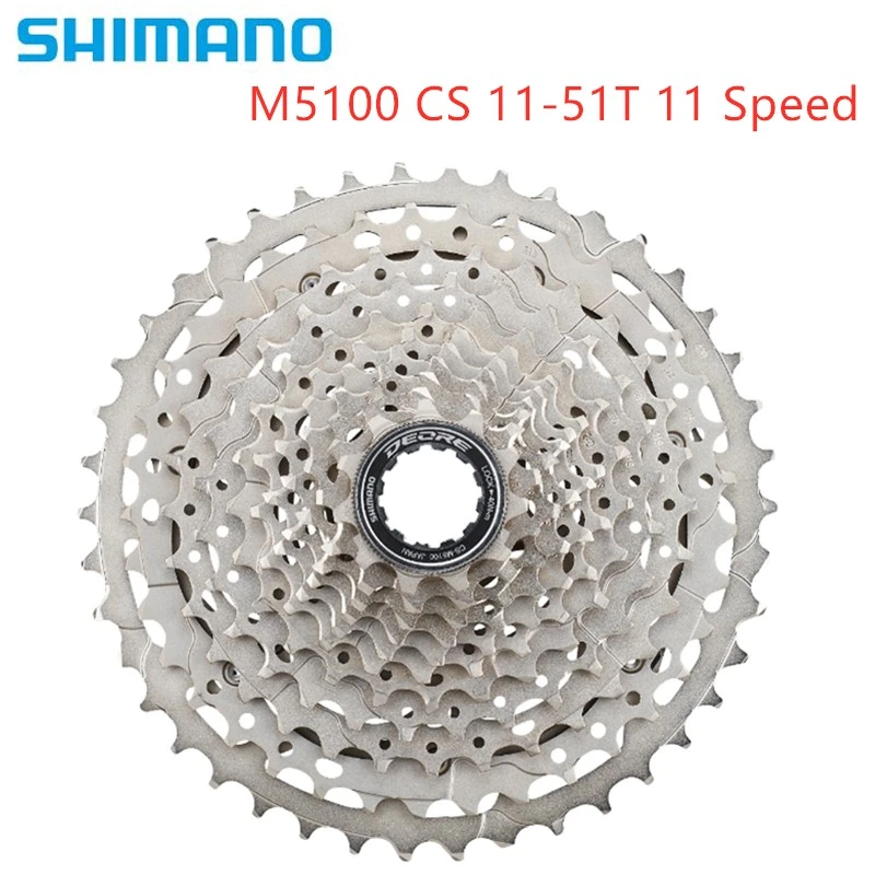 Shimano DEORE M5100 1 51T SLX M7000 XT M8000 Cassette 11 46t Bike Bicycle  MTB Freewheel For 11 Speed Rear Derailleur|Bicycle Derailleur| - AliExpress