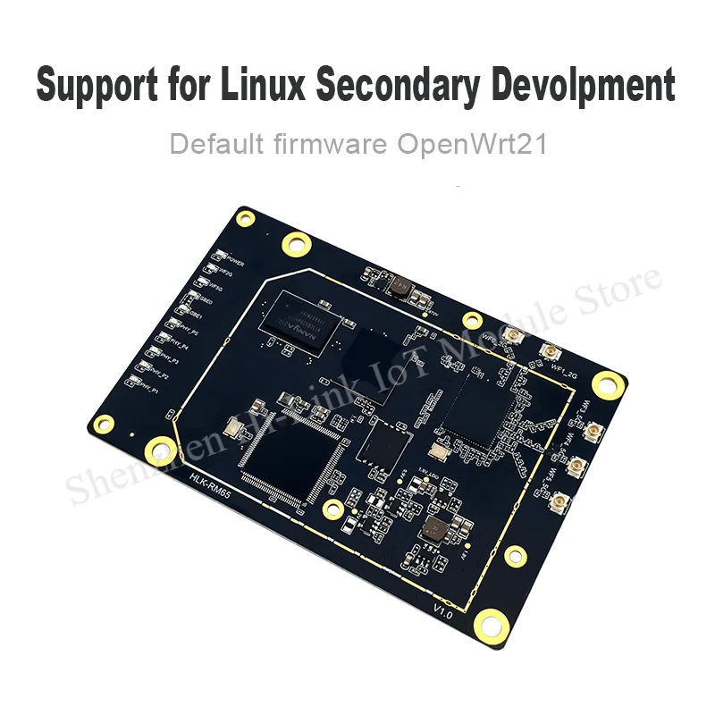 Hilink Gigabit WiFi6 AX3000 Routing Module HLK-RM65 MT7981B Dual-core MT7981B+MT7976C+MT7531A Chipset 2.4G+5.8G Testkit 5