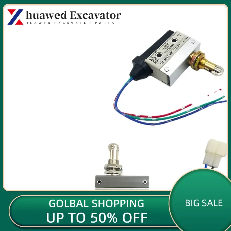 

Excavator accessories Kobelco SK200-3/200-5/200-6 pilot safety lock microswitch hydraulic lock switch