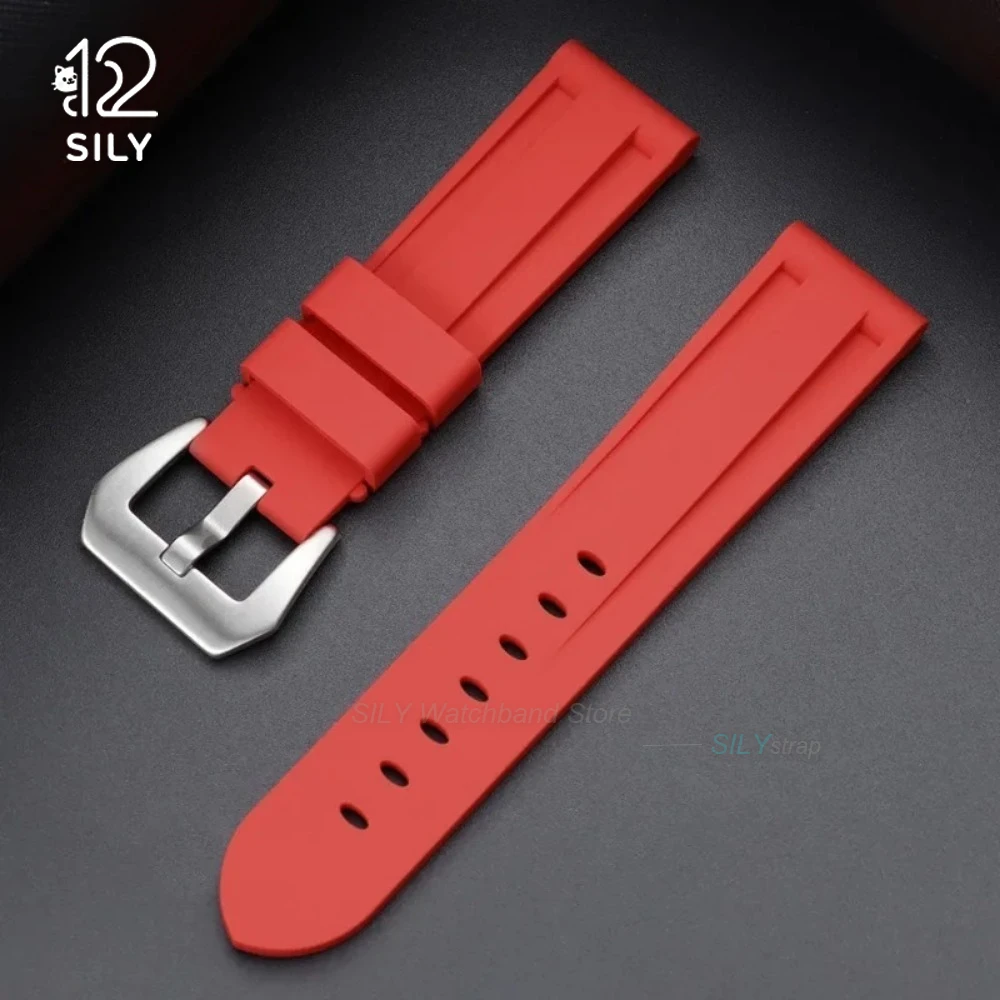 Silicone Sport Watch Band - Blue, Black, Brown Bracelet Accessories Universal Wristbelt