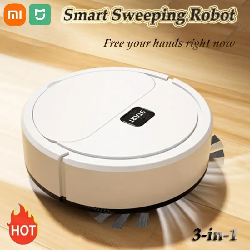 Xiaomi MIJIA Automatic Sweeping Robot Rechargeable Sweeping Machine 3in1 Wet Dry Double-use Intelligent Robot For Home Sweeping Robot