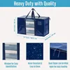 10 Pack Moving Bags, Moving Supplies, Moving Boxes, College Packing Storage Boxes with Lids Alternative, Dorm Space Saving 2