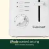 2-Slice Toaster, Compact, White, CPT-122 2