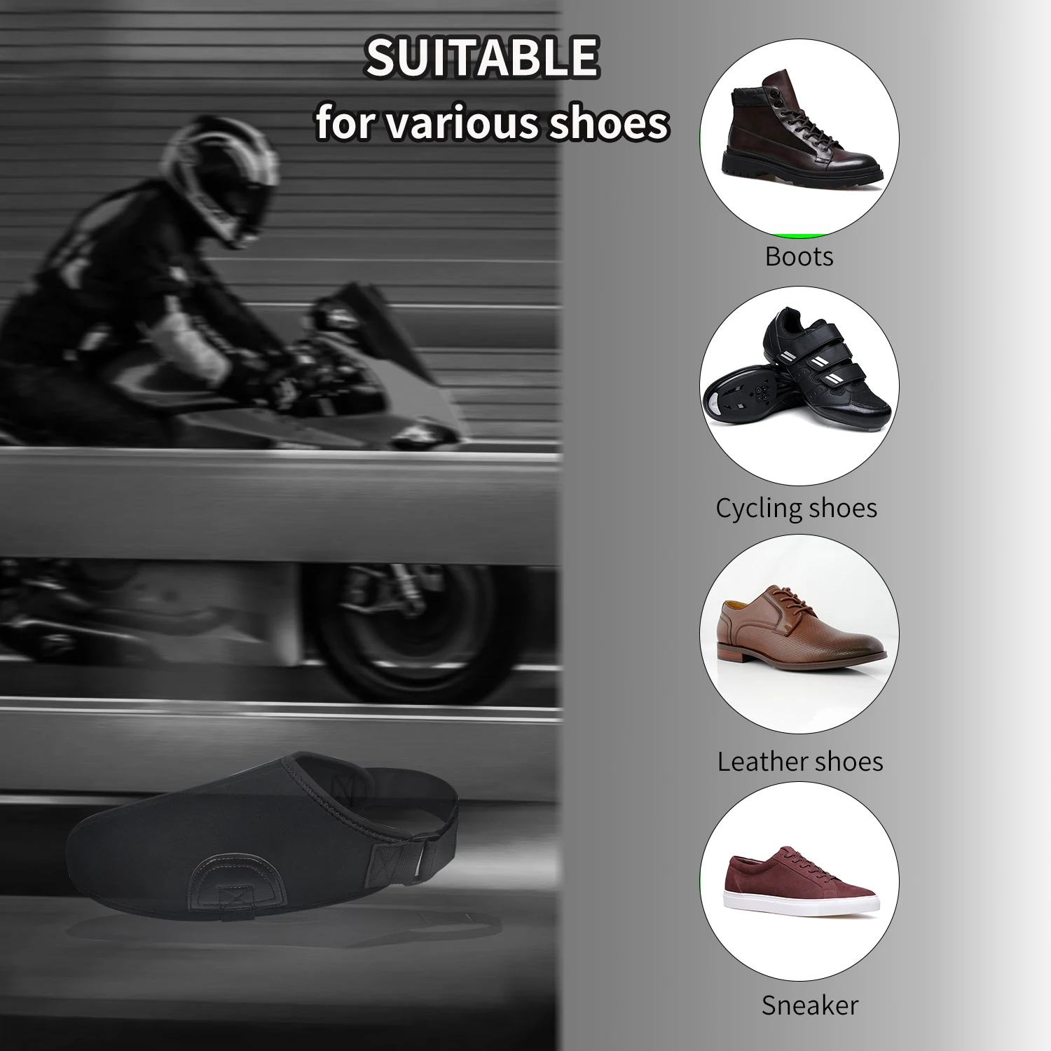Motorcycle Gear Shift Pads Motorbike Boots Accessories Windproof Protective Riding Warm Shoe Cover motorcycle shift pad motorcycle shoe cover shoe covers motorcycle gear shifter accessories