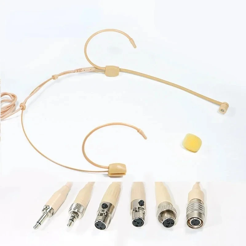 슈어, 젠하이저, AKG, 미프로용 슈퍼카로다이오드 마이크, 하이퍼디렉셔널 마이크, 노이즈 차단, 4핀, 3핀 XLR, 3.5mm 헤드 웨어링