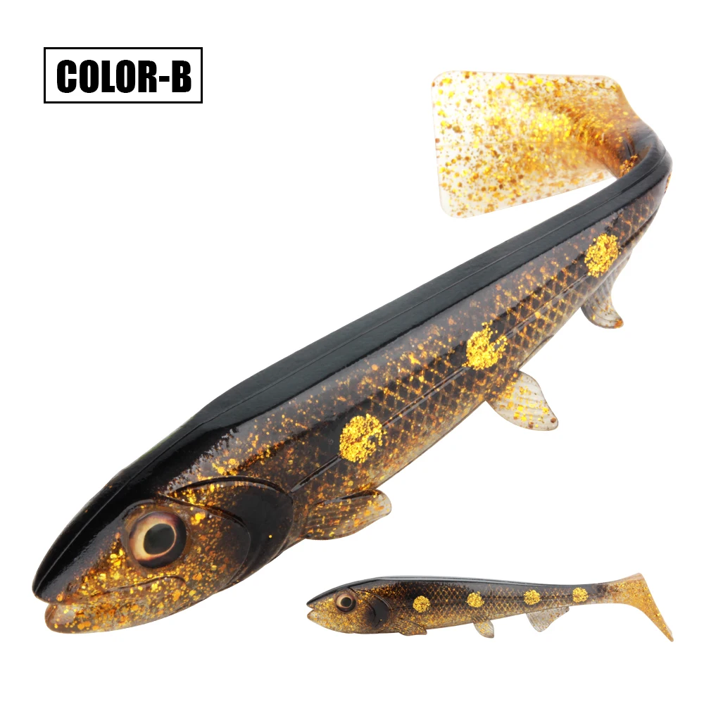 Spinpoler 14cm/18cm Shad Pike Lure Swimbait Square Tail For Pike Perch  Catfish Zander Soft Artificial Bait Big Game Fishing Gear - AliExpress